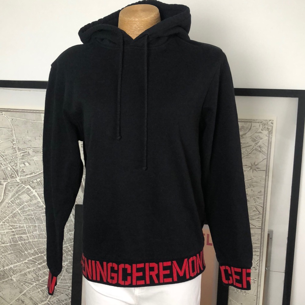 OPENING CEREMONY Black Ceremony Hoodie Size S
